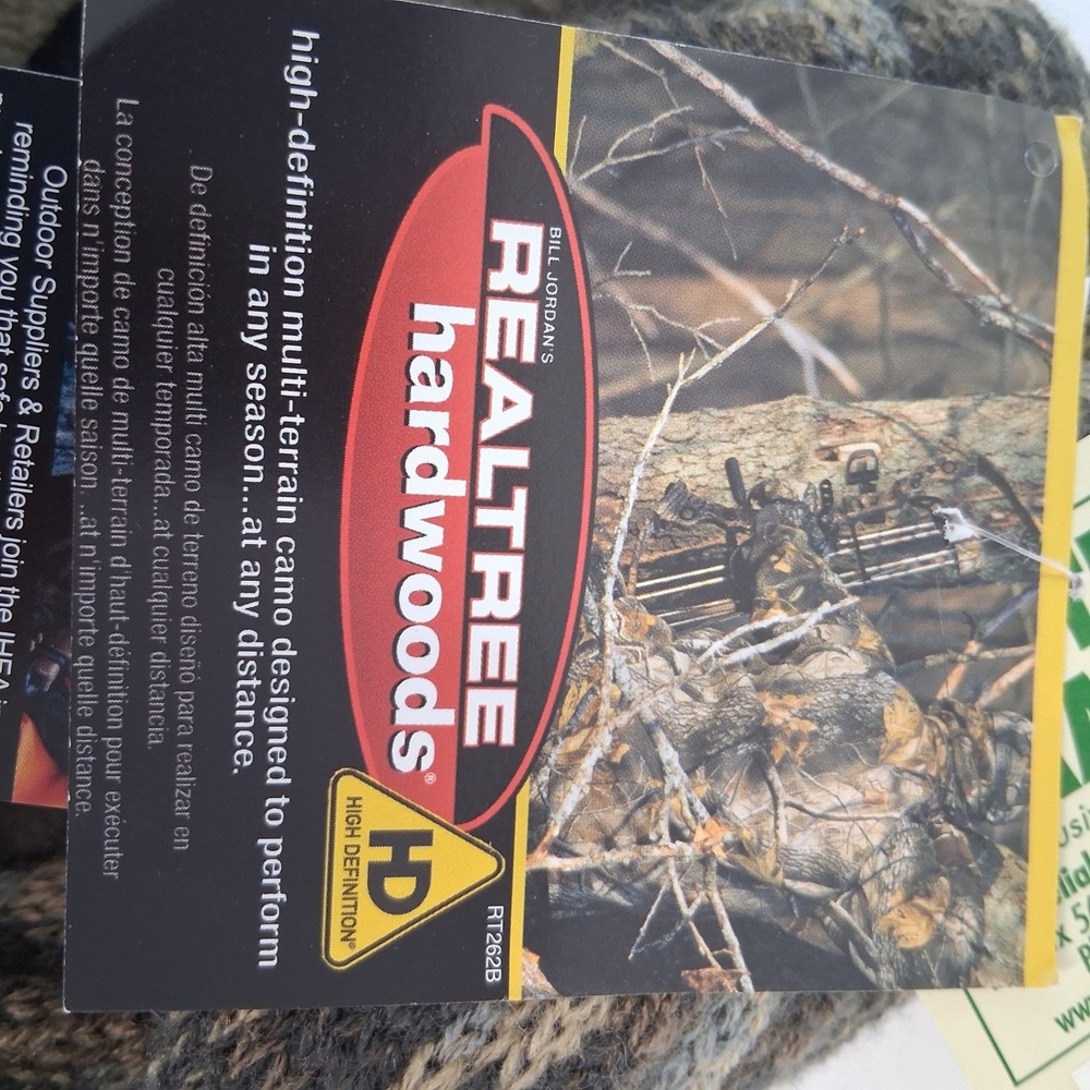 Realtree Hardwoods Youth Size Hunting Balaclava Mask Fleece Face Non Itch Knit - Picture 3 of 5